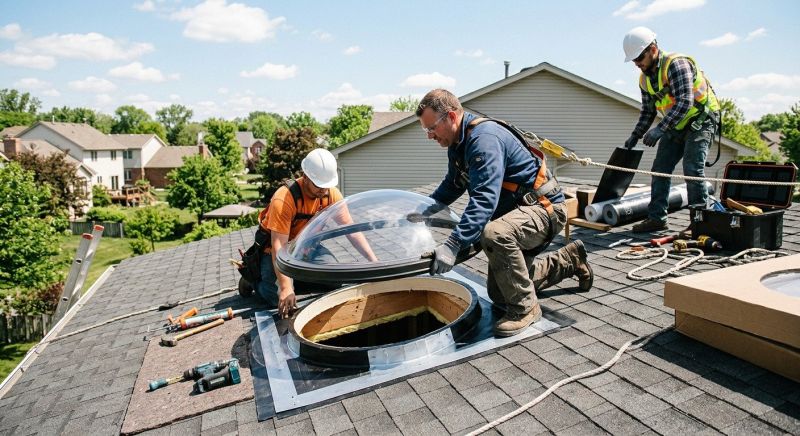 Dome Skylight Installation in Tacoma, WA