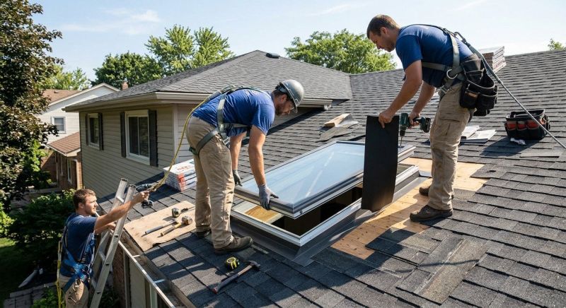 Roof Skylight Installation in Gig Harbor, WA