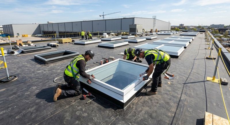 Commercial Skylight Renovation in Renton, WA