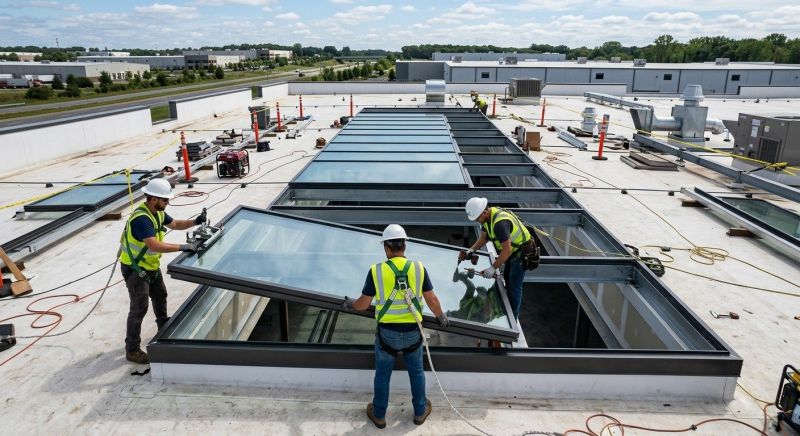 Commercial Skylight Renovation in Tacoma, WA