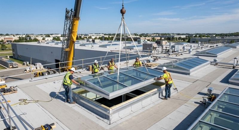 Commercial Skylight Renovation in Tacoma, WA