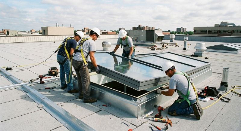 Commercial Skylight Renovation in Santa Rosa, CA